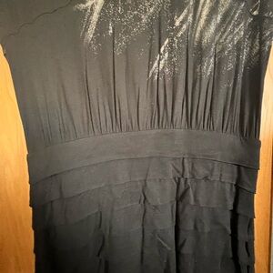 Guess Elegant Black Tiered Dress